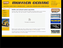 Tablet Screenshot of mufflercentre.com.au